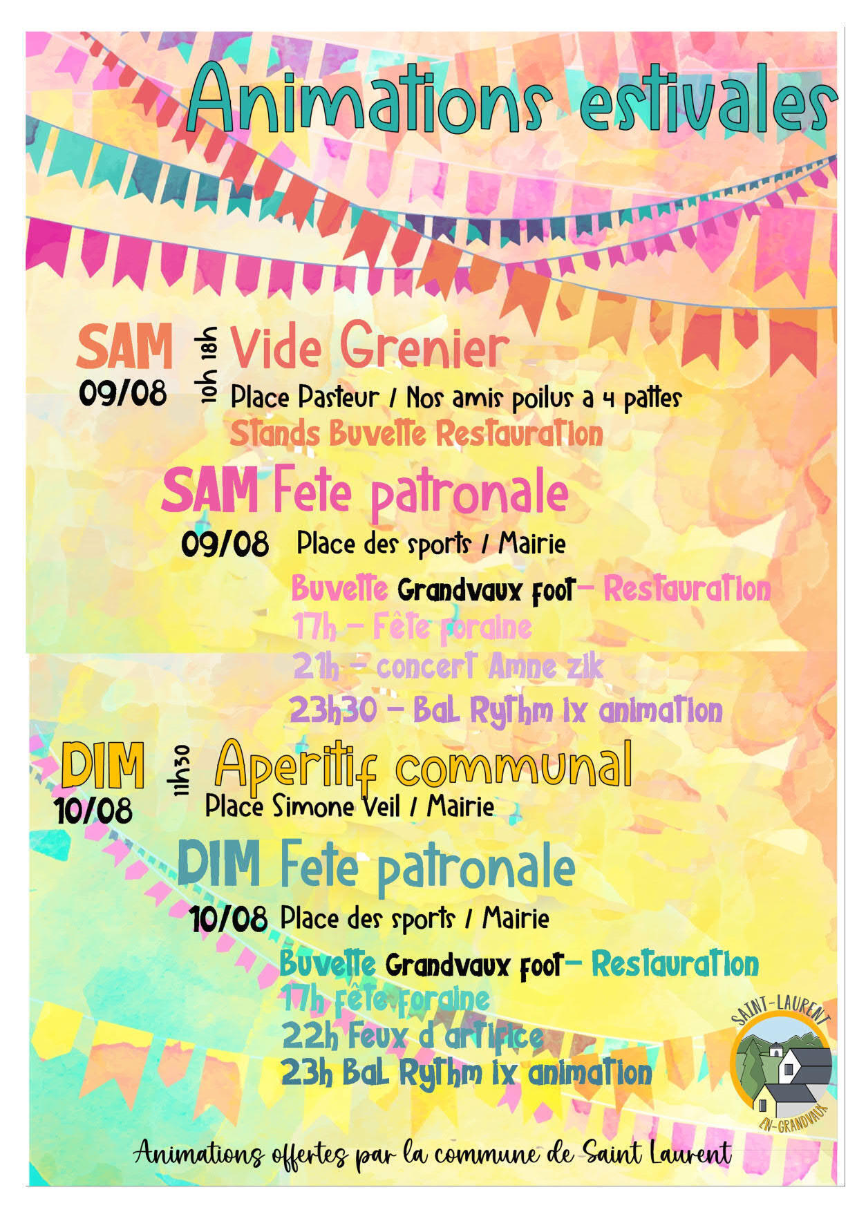 Affiches programmation estivale été 2025_2